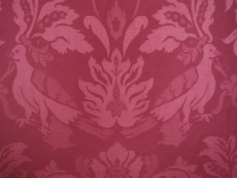 Annie’s bedroom wall paper. 